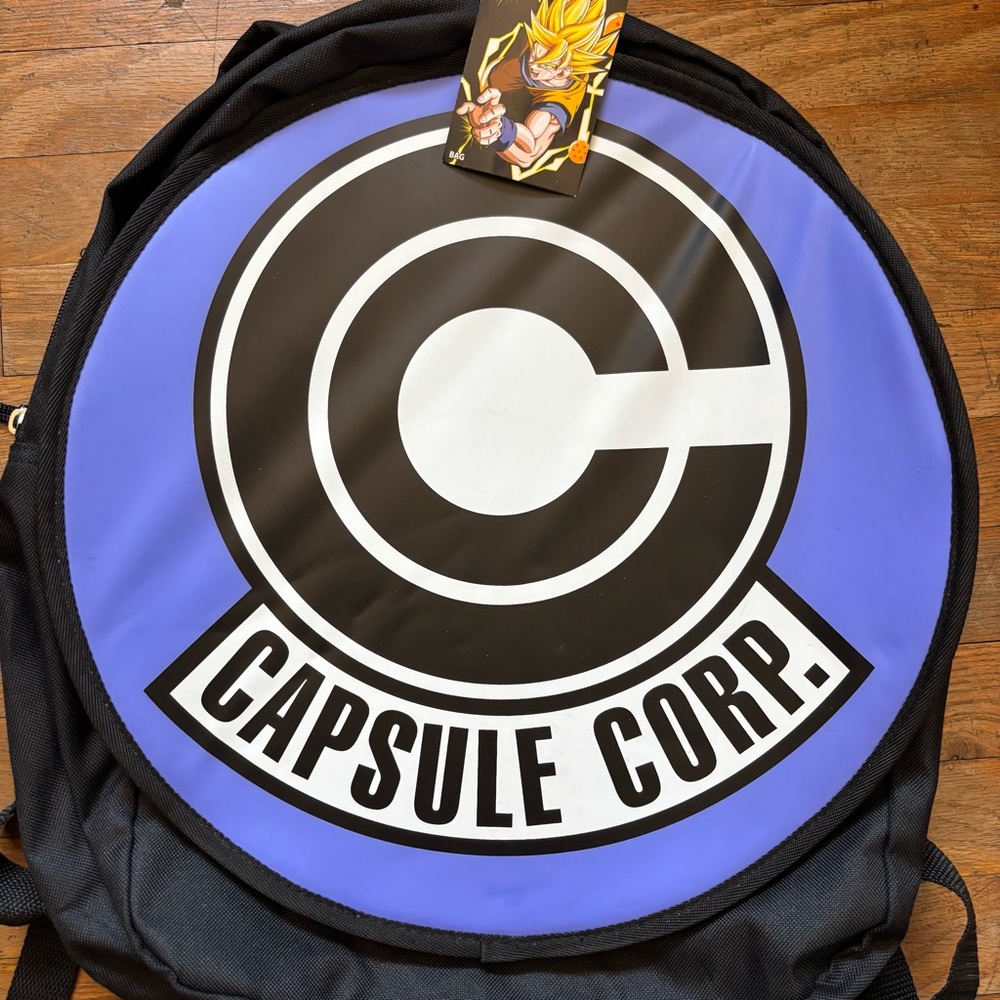 DragonBall Z Capsule Corp. Backpack NWT